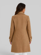 Kacob | Women's Longline Wool-Blend Coat