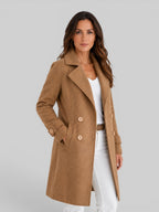 Kacob | Women's Longline Wool-Blend Coat