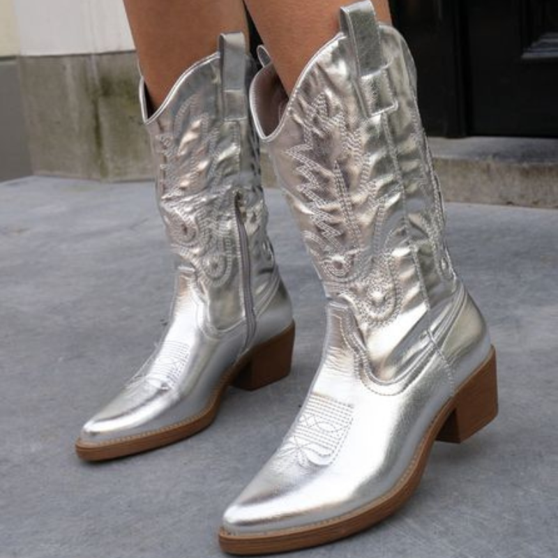 Kacob | Women's Metallic Western Boots
