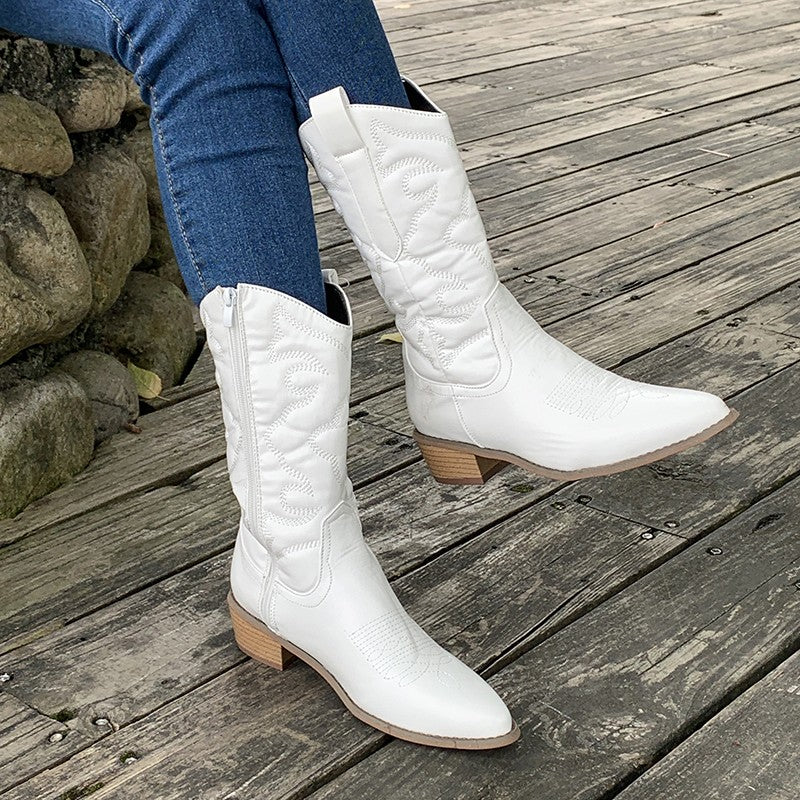 Kacob | Women's Metallic Western Boots