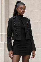 Kacob | Women's Military Style Cropped Jacket