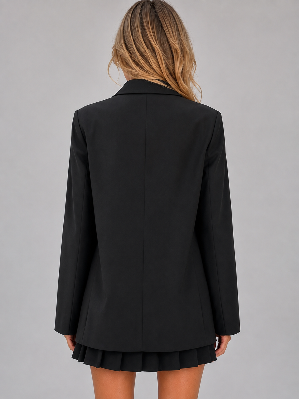 Kacob | Women's Oversized Double Breasted Tailored Blazer