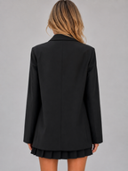 Kacob | Women's Oversized Double Breasted Tailored Blazer