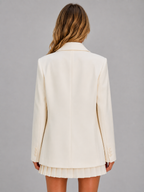 Kacob | Women's Oversized Double Breasted Tailored Blazer
