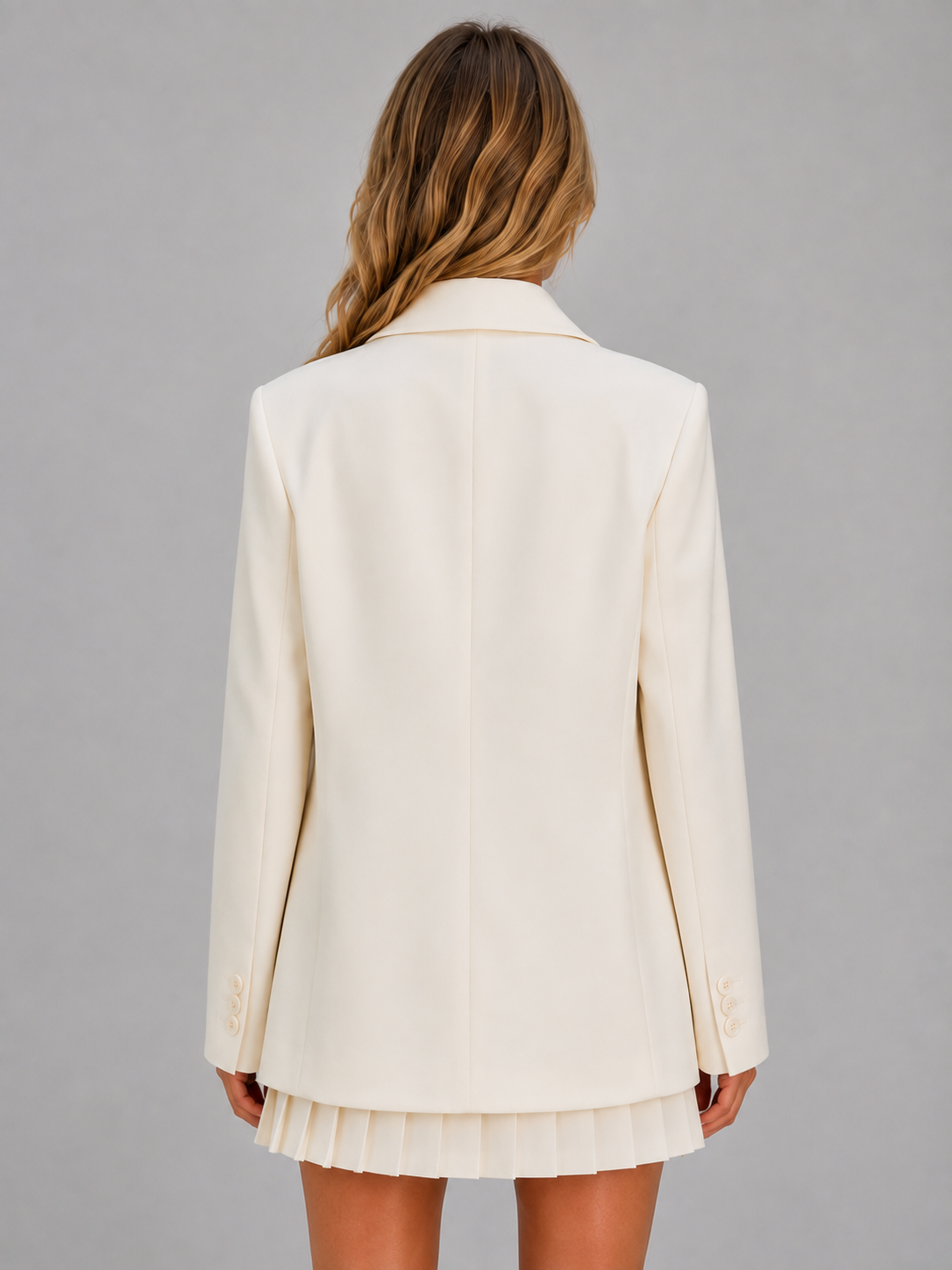 Kacob | Women's Oversized Double Breasted Tailored Blazer