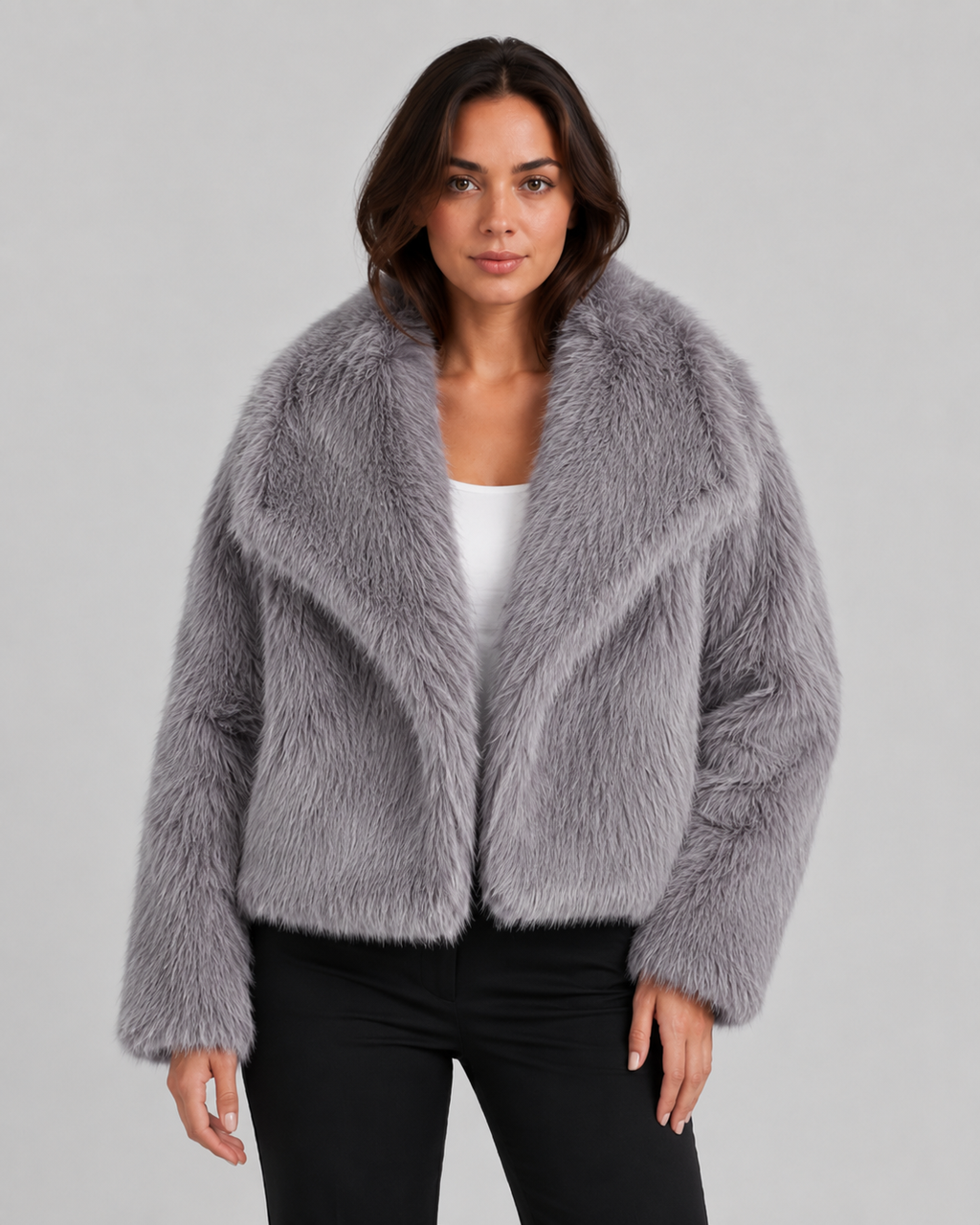 Kacob | Women's Oversized Faux Fur Jacket