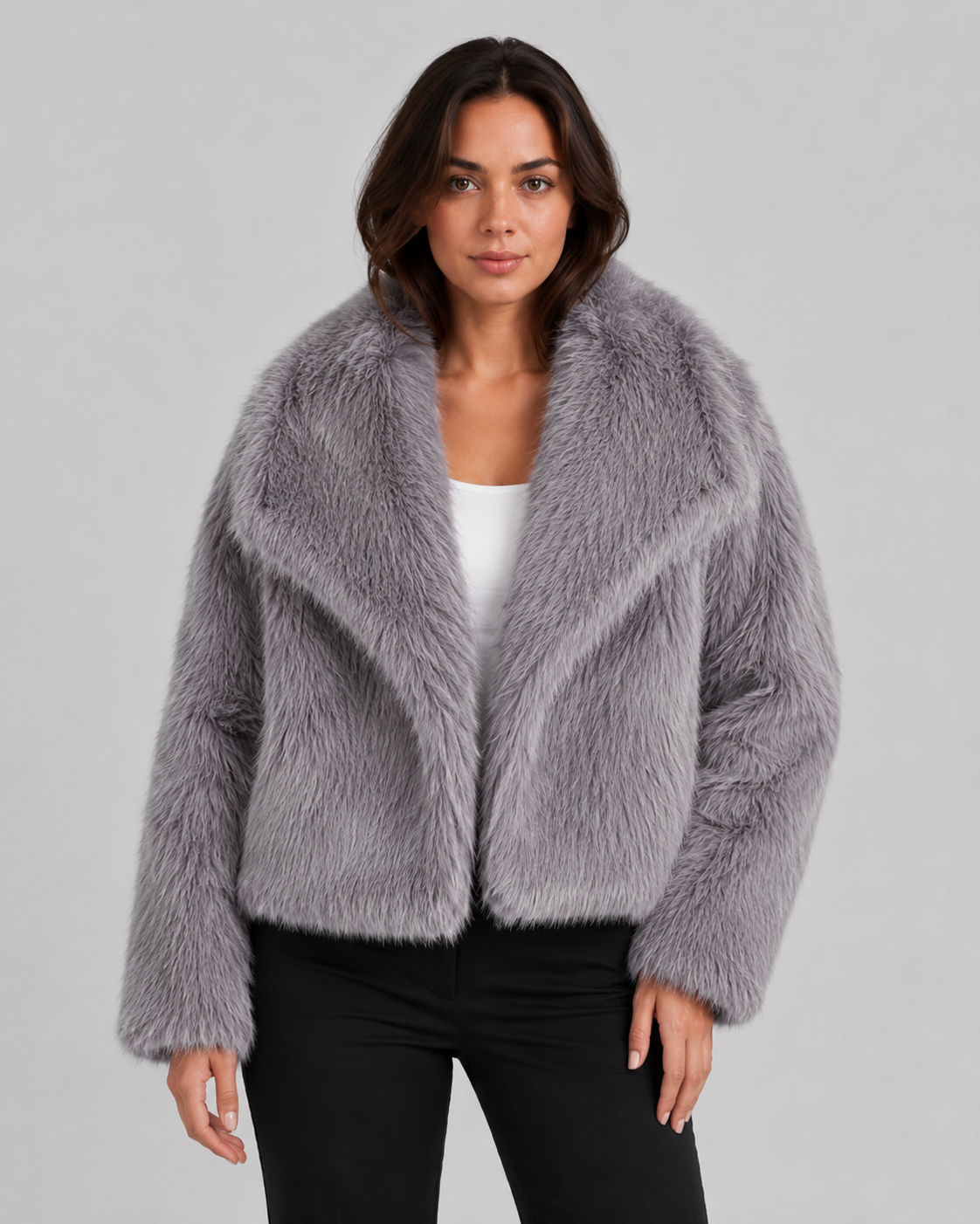 Kacob | Women's Oversized Faux Fur Jacket