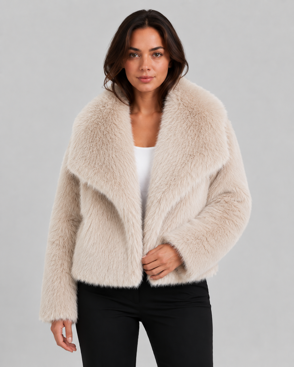 Kacob | Women's Oversized Faux Fur Jacket