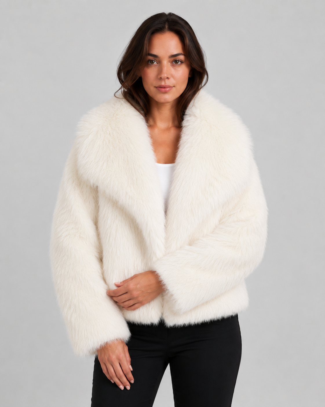 Kacob | Women's Oversized Faux Fur Jacket