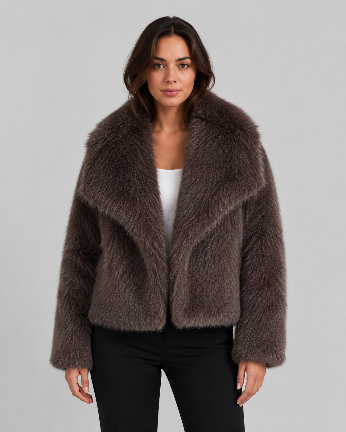 Kacob | Women's Oversized Faux Fur Jacket