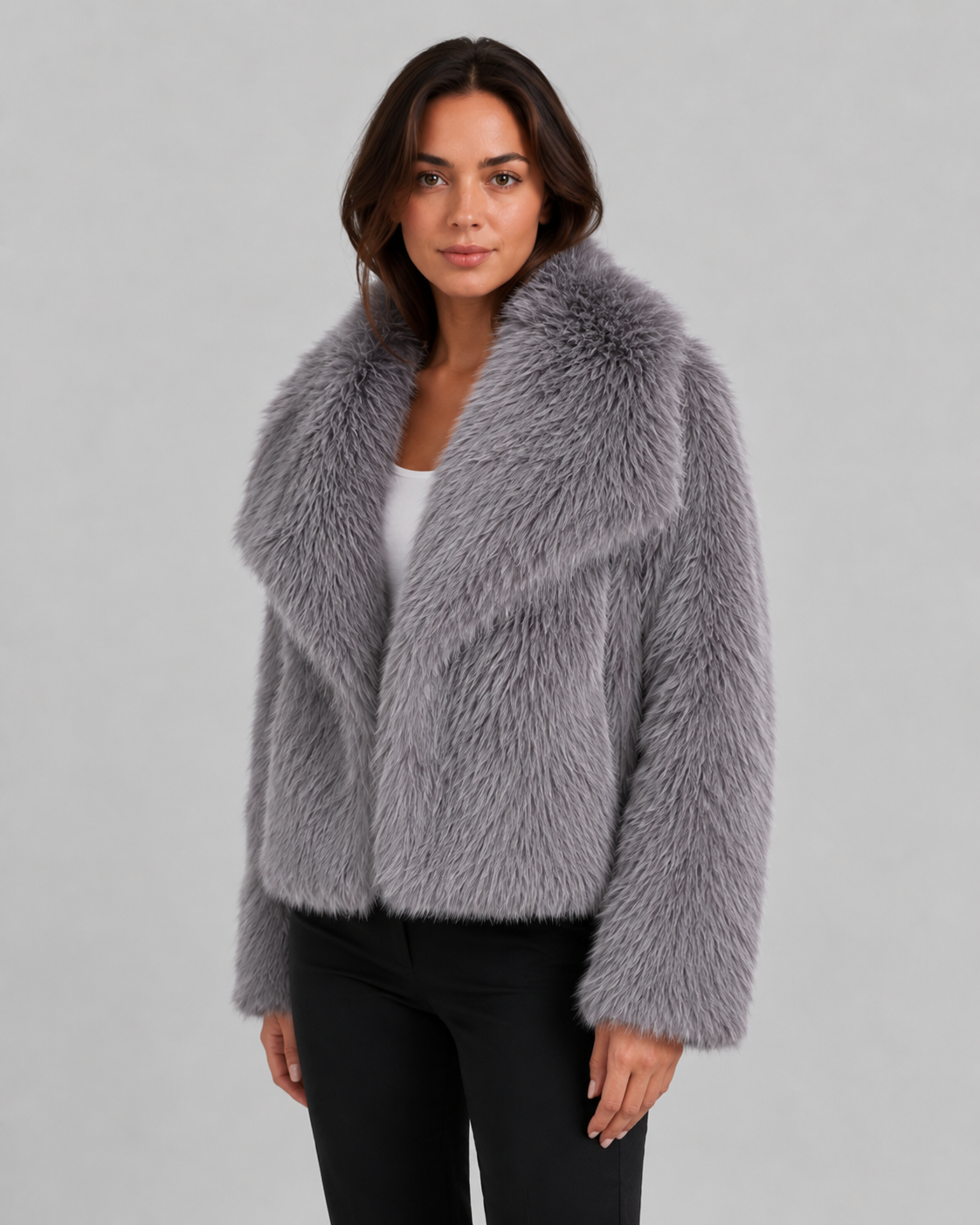 Kacob | Women's Oversized Faux Fur Jacket