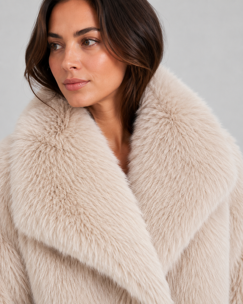 Kacob | Women's Oversized Faux Fur Jacket