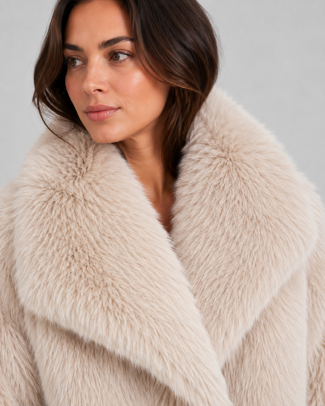 Kacob | Women's Oversized Faux Fur Jacket
