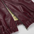Kacob | Women's Oversized Faux Leather Jacket
