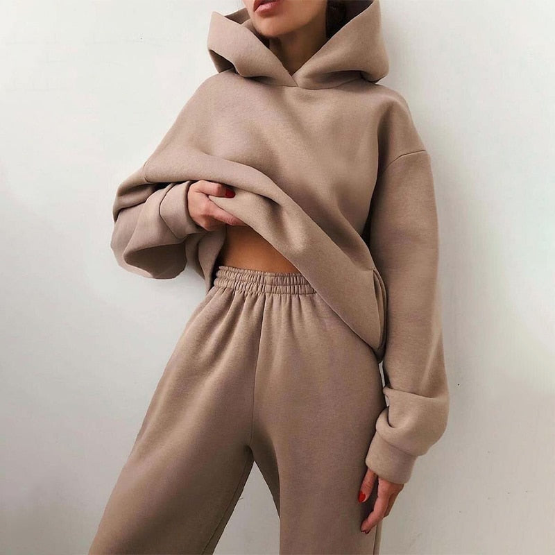 Women's Oversized Hoodie and Joggers Lounge Set