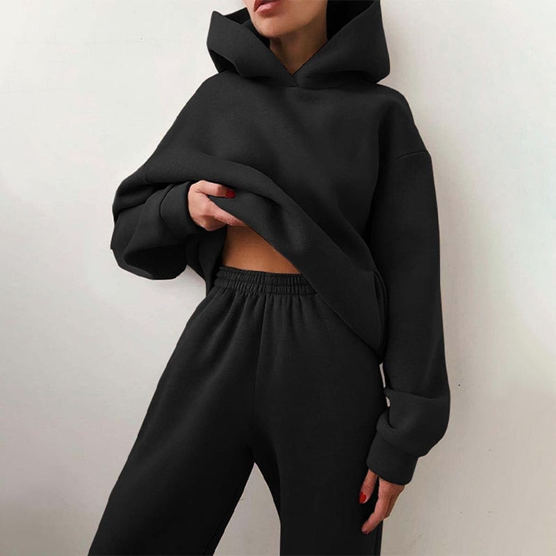 Women's Oversized Hoodie and Joggers Lounge Set