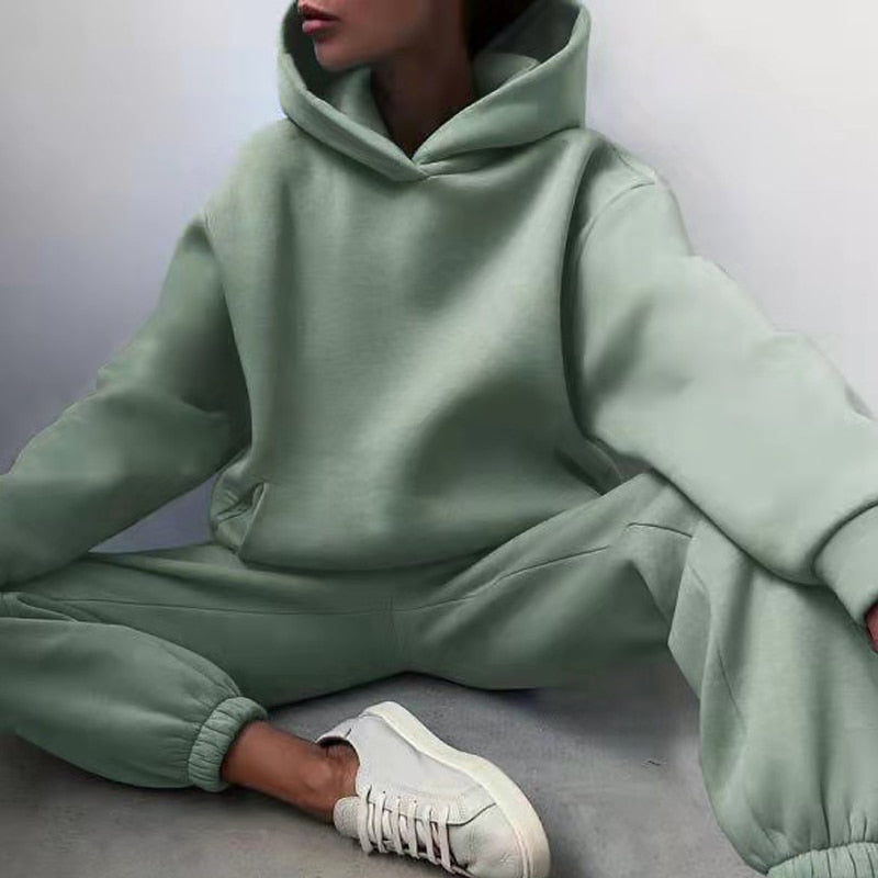 Women's Oversized Hoodie and Joggers Lounge Set