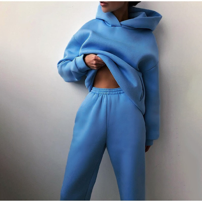 Women's Oversized Hoodie and Joggers Lounge Set