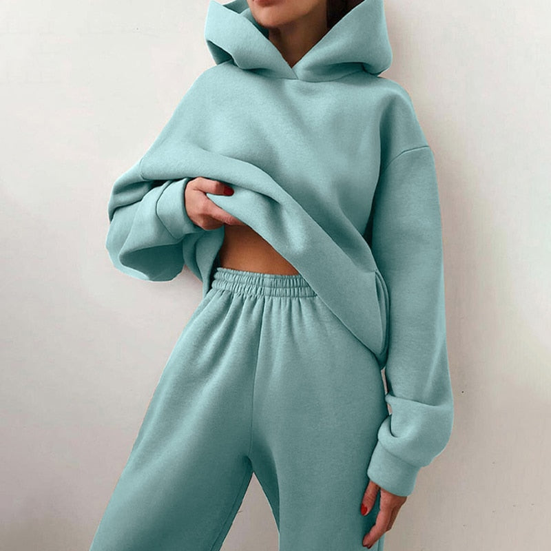Women's Oversized Hoodie and Joggers Lounge Set