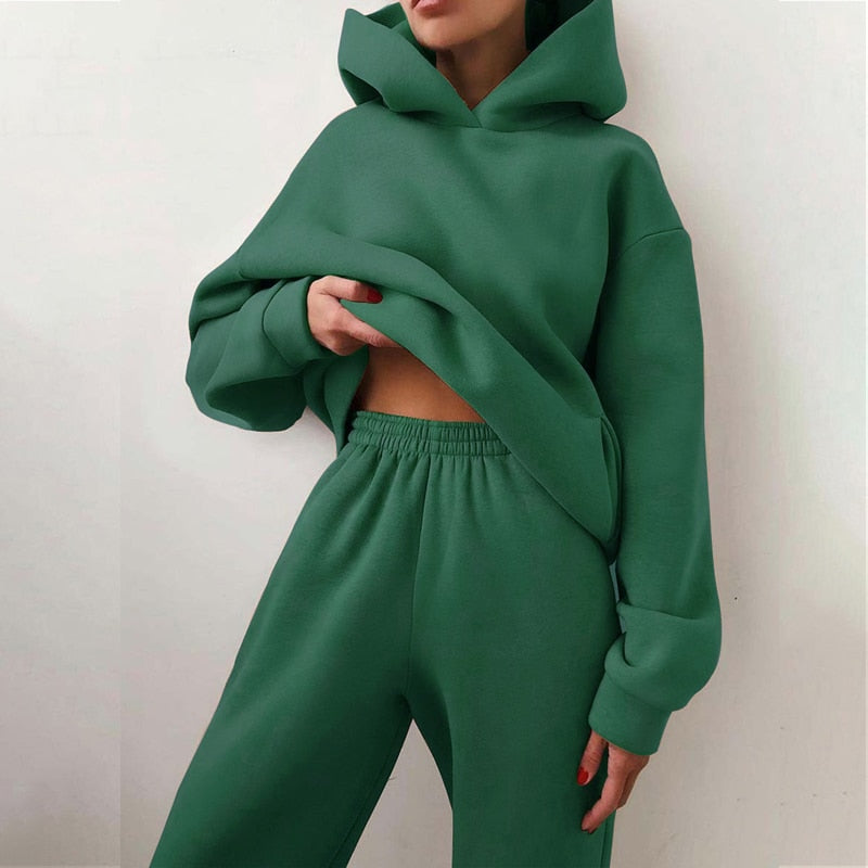 Women's Oversized Hoodie and Joggers Lounge Set