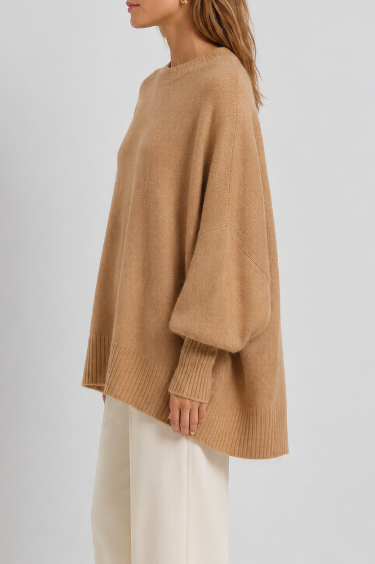 Kacob | Women's Oversized Poncho Jumper