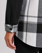 Kacob | Women's Plaid Hooded Shacket