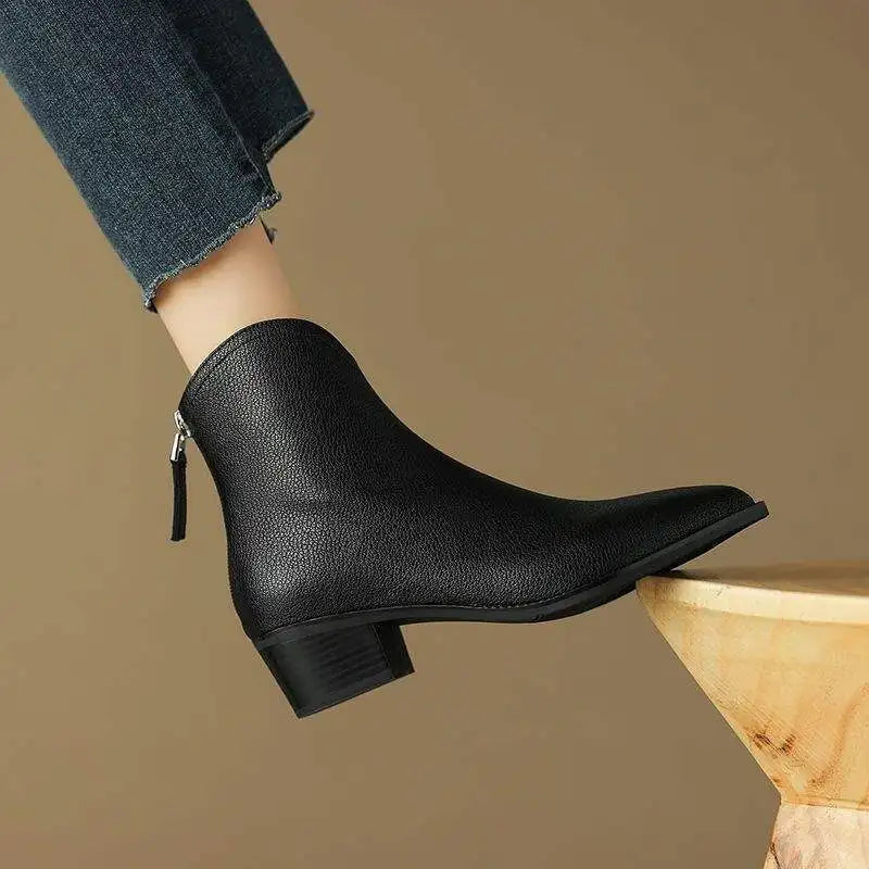 Kacob | Women's Pointed Toe Ankle Boots