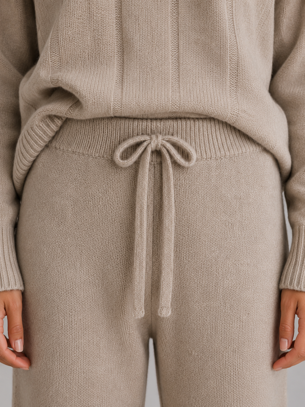 Kacob | Women's Relaxed Two-Piece Knitted Lounge Set