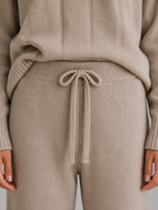 Kacob | Women's Relaxed Two-Piece Knitted Lounge Set
