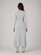 Kacob | Women's Ribbed Two-Piece Relaxed Lounge Set