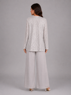 Kacob | Women's Sequin Three-Piece Occasion Trouser Set
