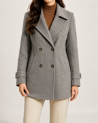 Kacob | Women's Short Tailored Pea Coat