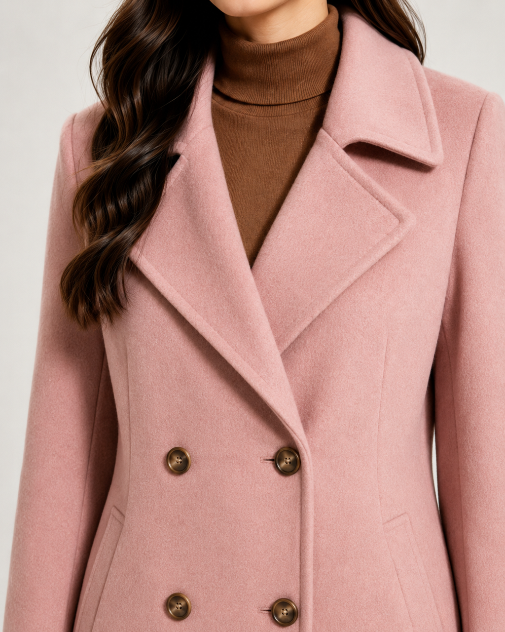 Kacob | Women's Short Tailored Pea Coat