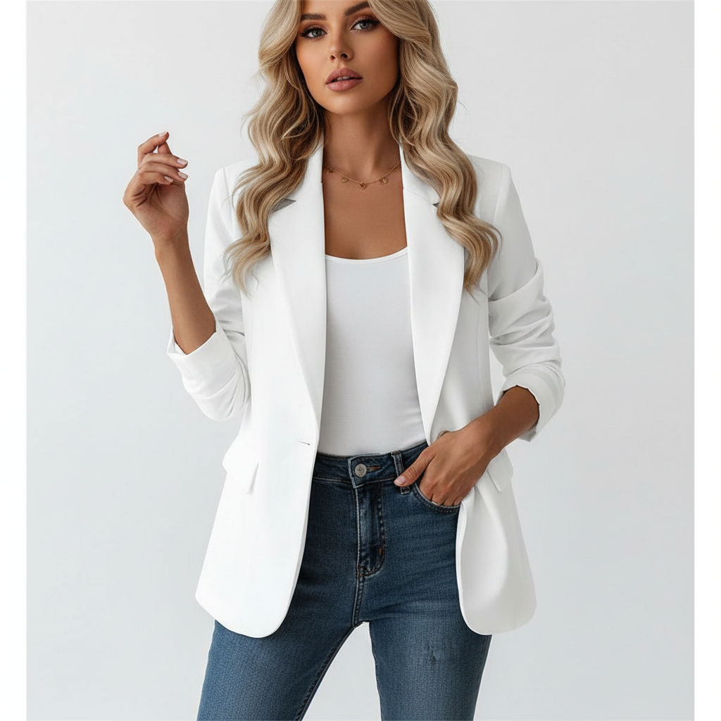 Kacob | Women's Single Button Work Blazer