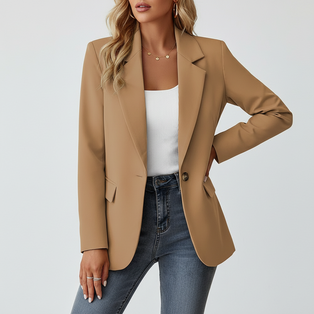Kacob | Women's Single Button Work Blazer