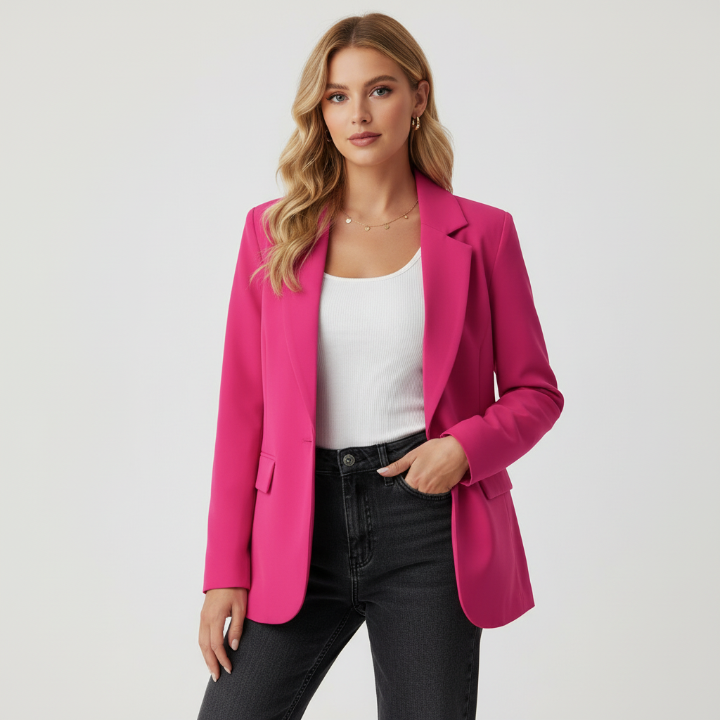 Kacob | Women's Single Button Work Blazer