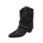 Kacob | Women's Slouch Western Ankle Boots