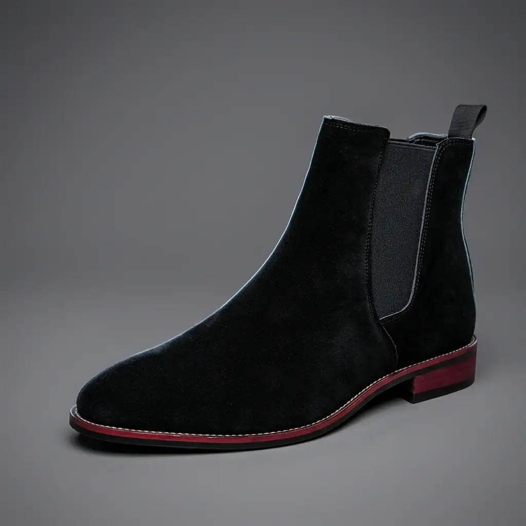 Women's Suede Chelsea Ankle Boots