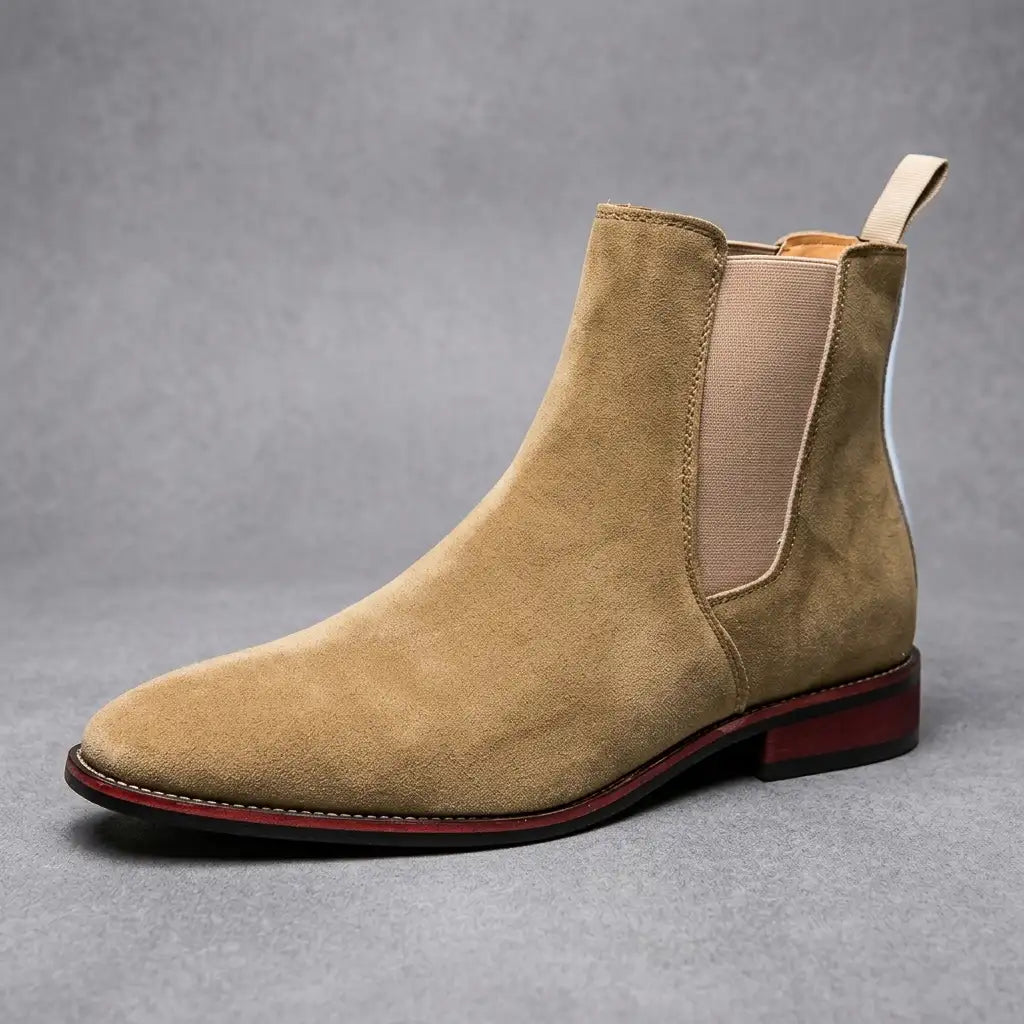 Women's Suede Chelsea Ankle Boots