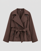 Kacob | Women's Tie Waist Trench Coat