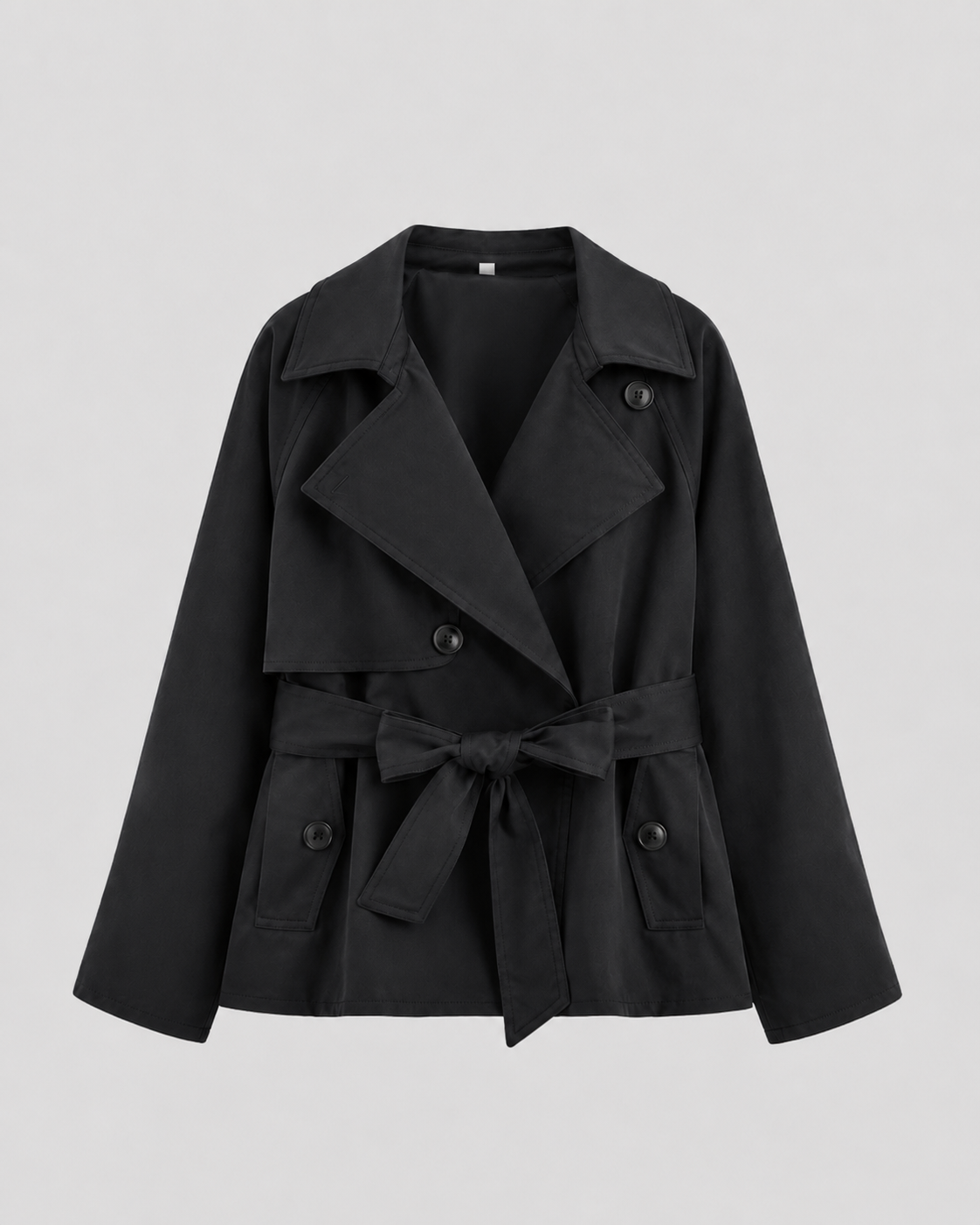Kacob | Women's Tie Waist Trench Coat