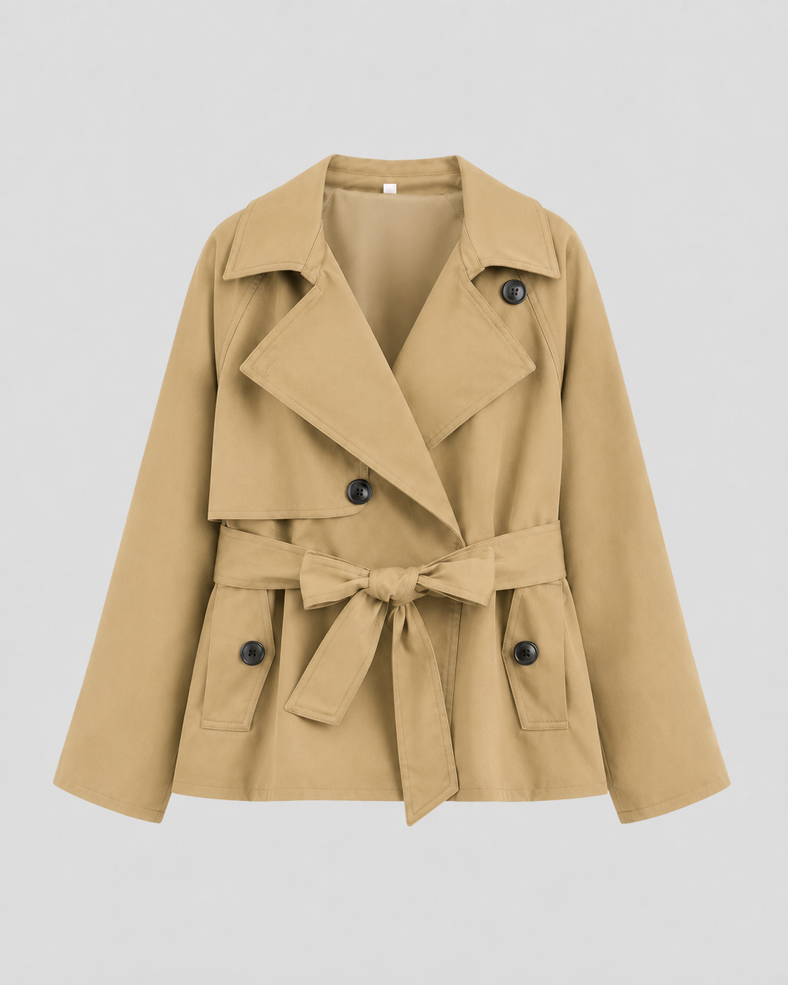 Kacob | Women's Tie Waist Trench Coat