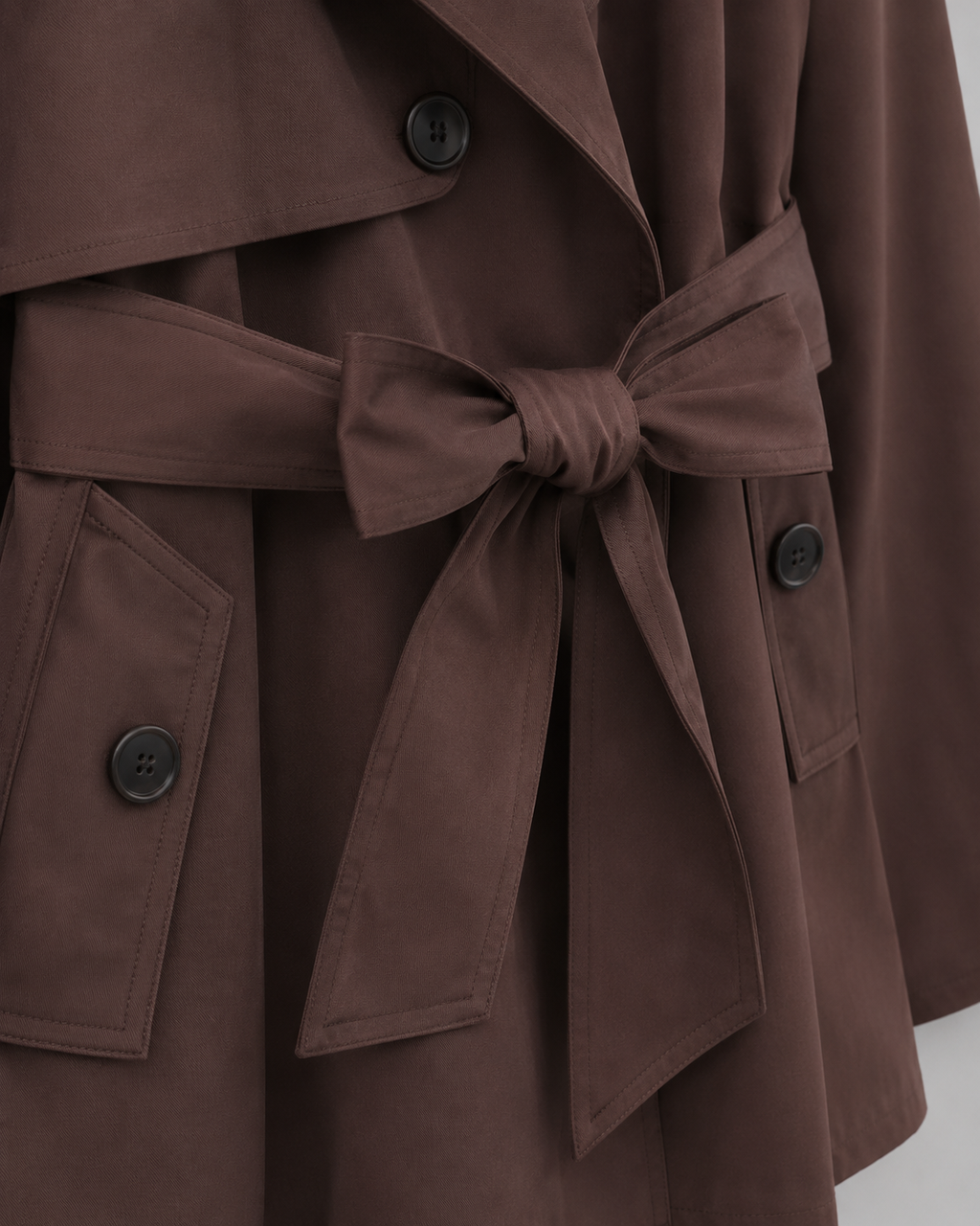 Kacob | Women's Tie Waist Trench Coat