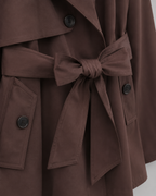 Kacob | Women's Tie Waist Trench Coat
