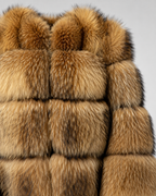 Kacob | Women's Tiered Faux Fur Cropped Jacket