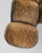 Kacob | Women's Tiered Faux Fur Cropped Jacket