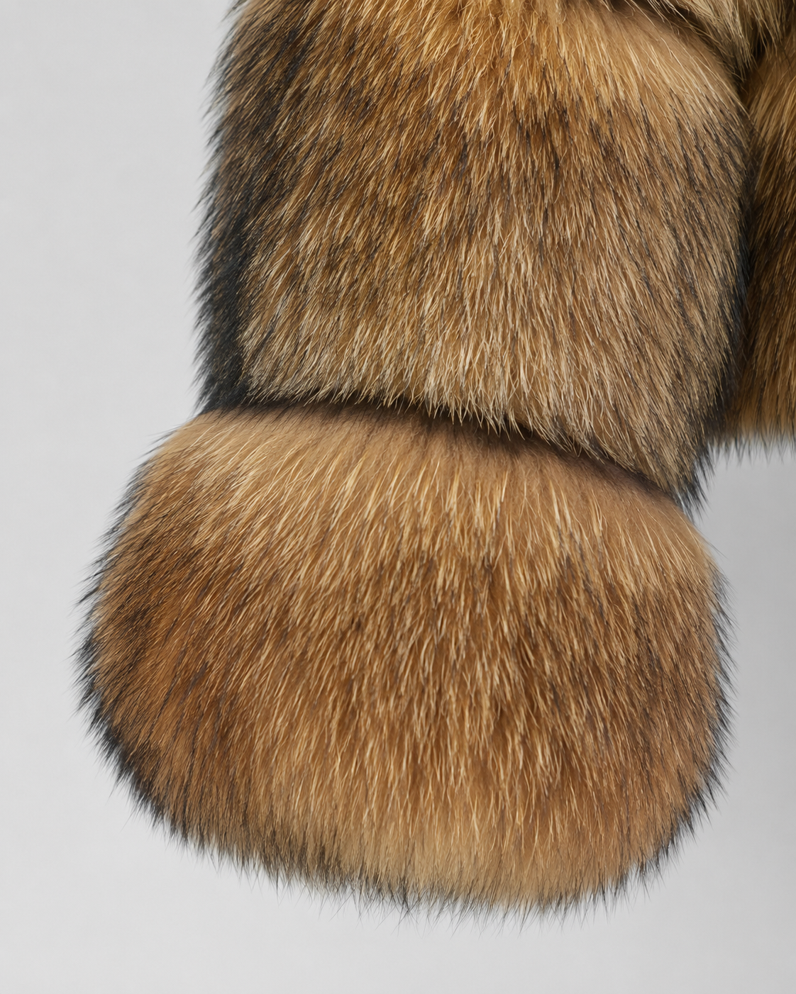 Kacob | Women's Tiered Faux Fur Cropped Jacket
