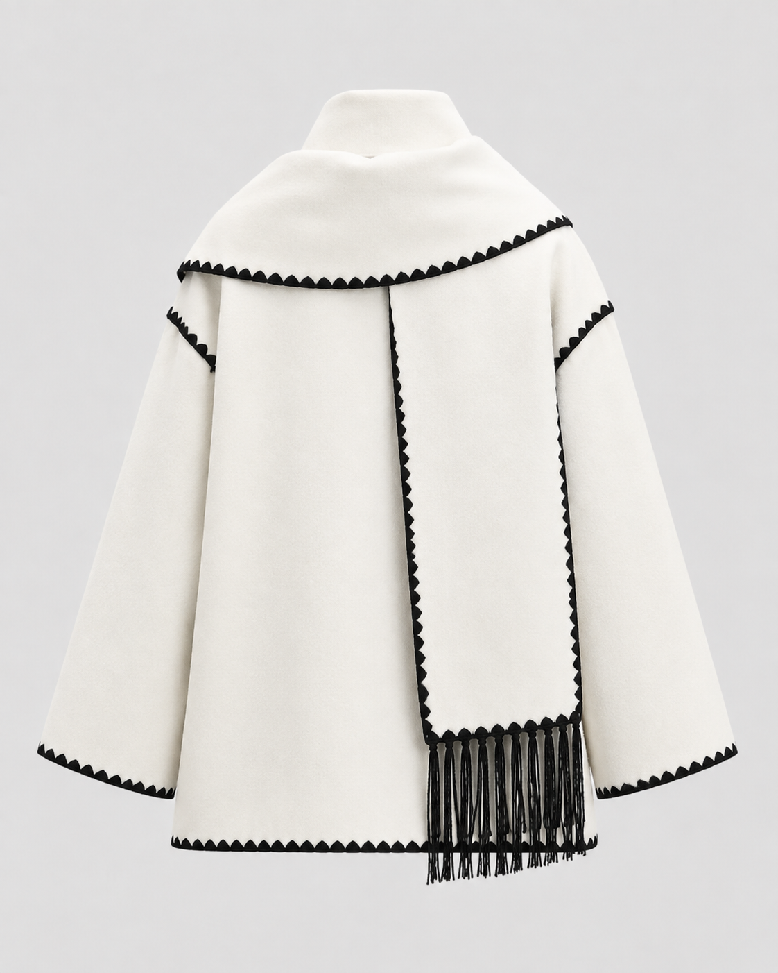 Kacob | Women's Whipstitch Scarf Coat