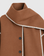 Kacob | Women's Whipstitch Scarf Coat