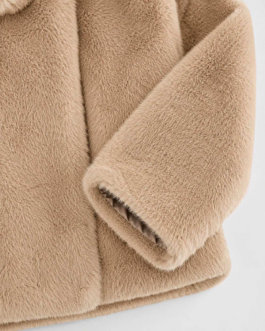 Kacob | Women's Wide Collar Faux Fur Jacket